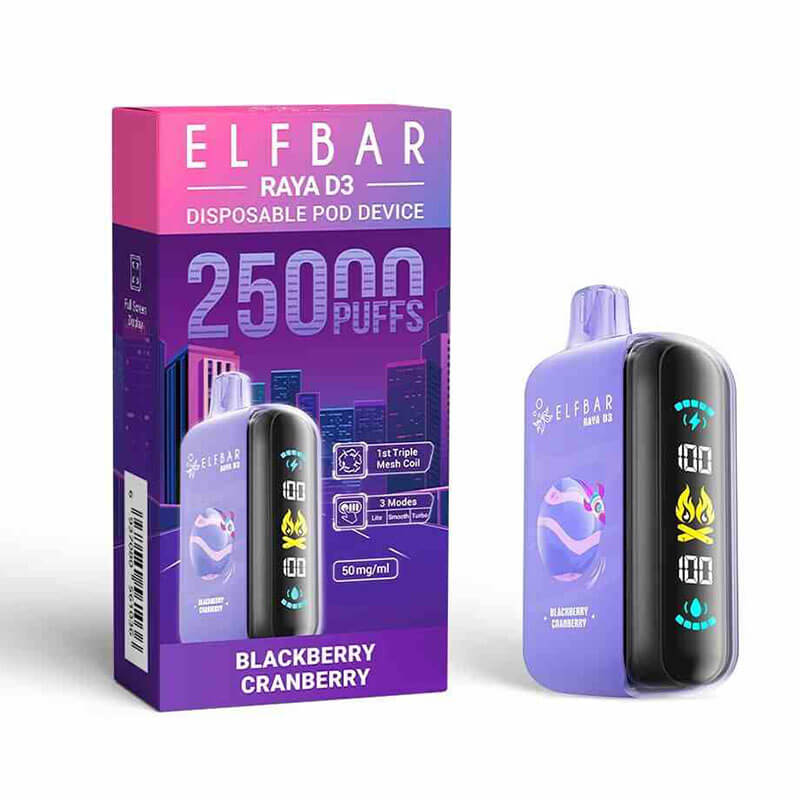 ELF BAR Raya D3 25000 Puffs Disposable Vape - Image 8