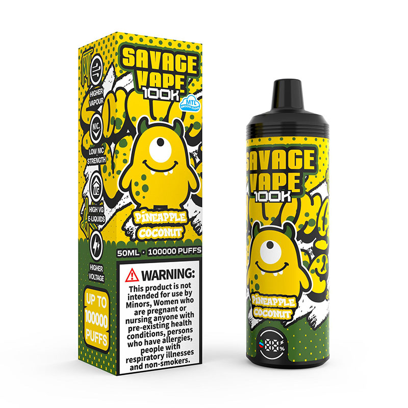 Alternative view of Savage 100000 Puffs Disposable Vape Wholesale