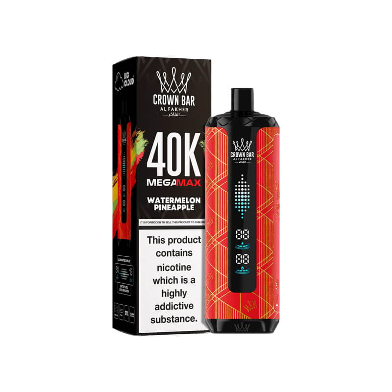Alternative view of Al Fakher Crown Bar Mega Max 40000 Puffs Disposable Vape