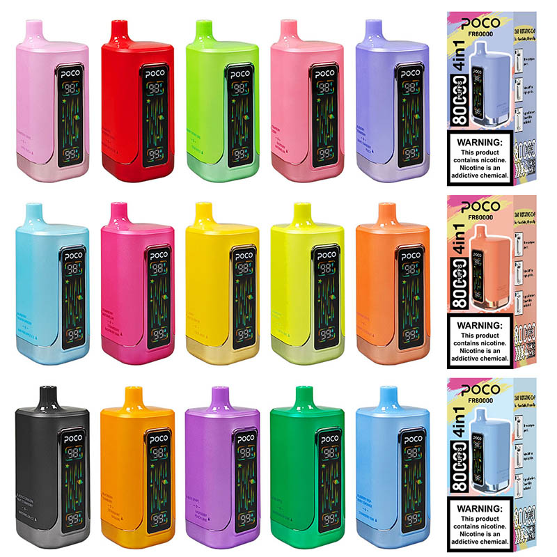Alternative view of POCO FR 80000 Puffs 4in1 Disposable Vape