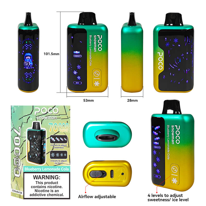 POCO Snowman 70000 Puffs Disposable Vape - Image 6