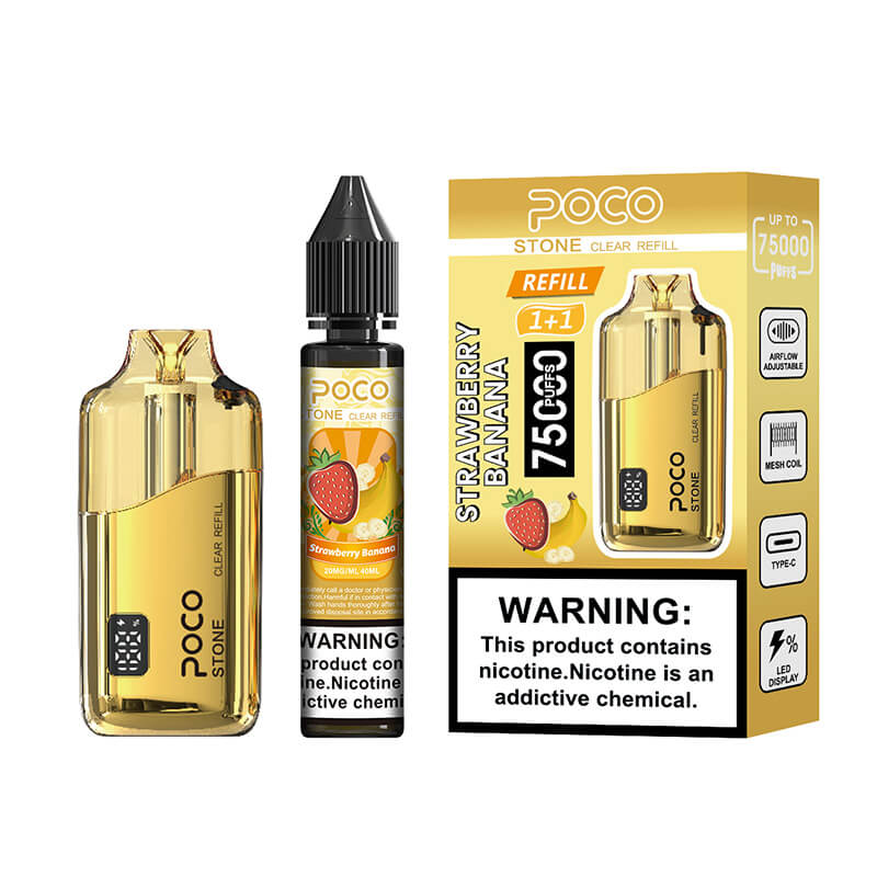 POCO Stone 75000 Puffs Refillable Disposable Vape - Image 4
