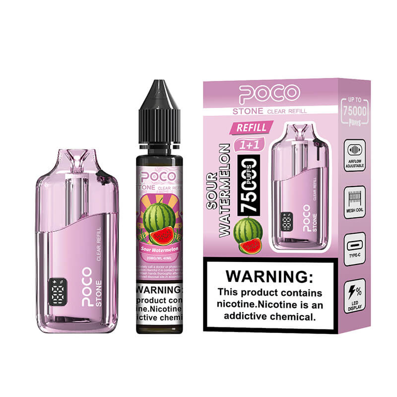 POCO Stone 75000 Puffs Refillable Disposable Vape - Image 7
